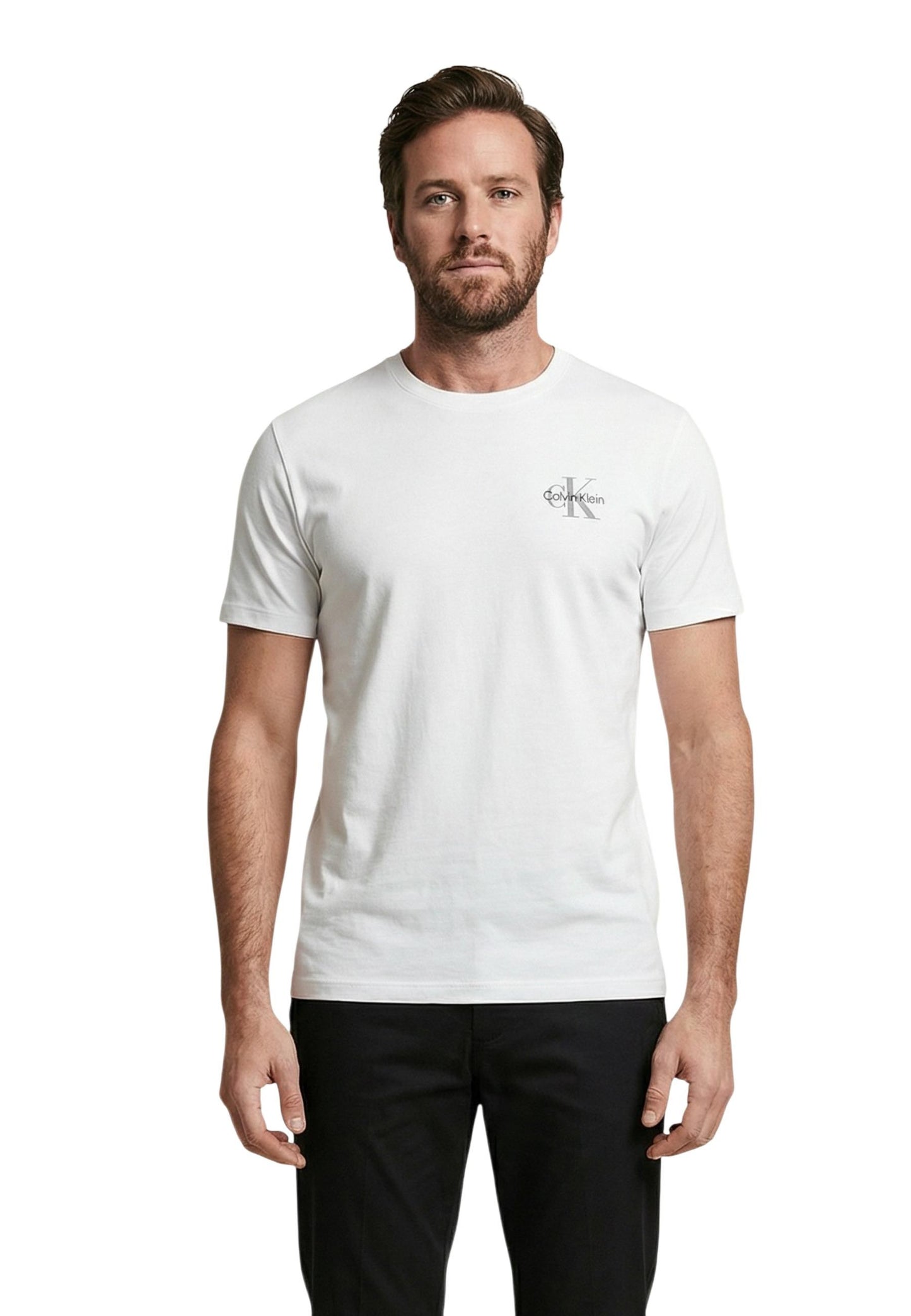 Calvin Klein Jeans T-Shirt Uomo Calvin Klein Jeans LV04RF278G white  white