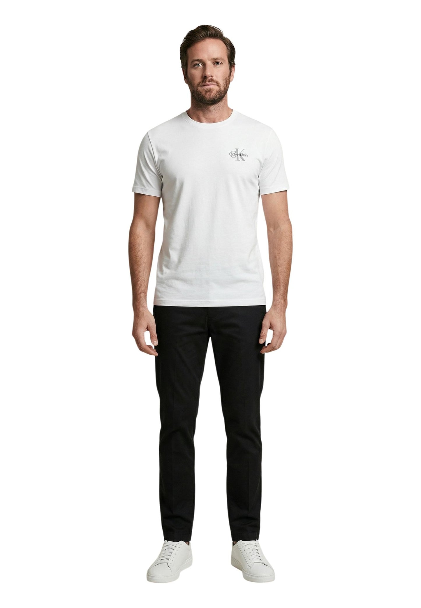 Calvin Klein Jeans T-Shirt Uomo Calvin Klein Jeans LV04RF278G white  white