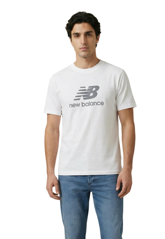 New Balance T-Shirt Uomo New Balance MT41502 white  white