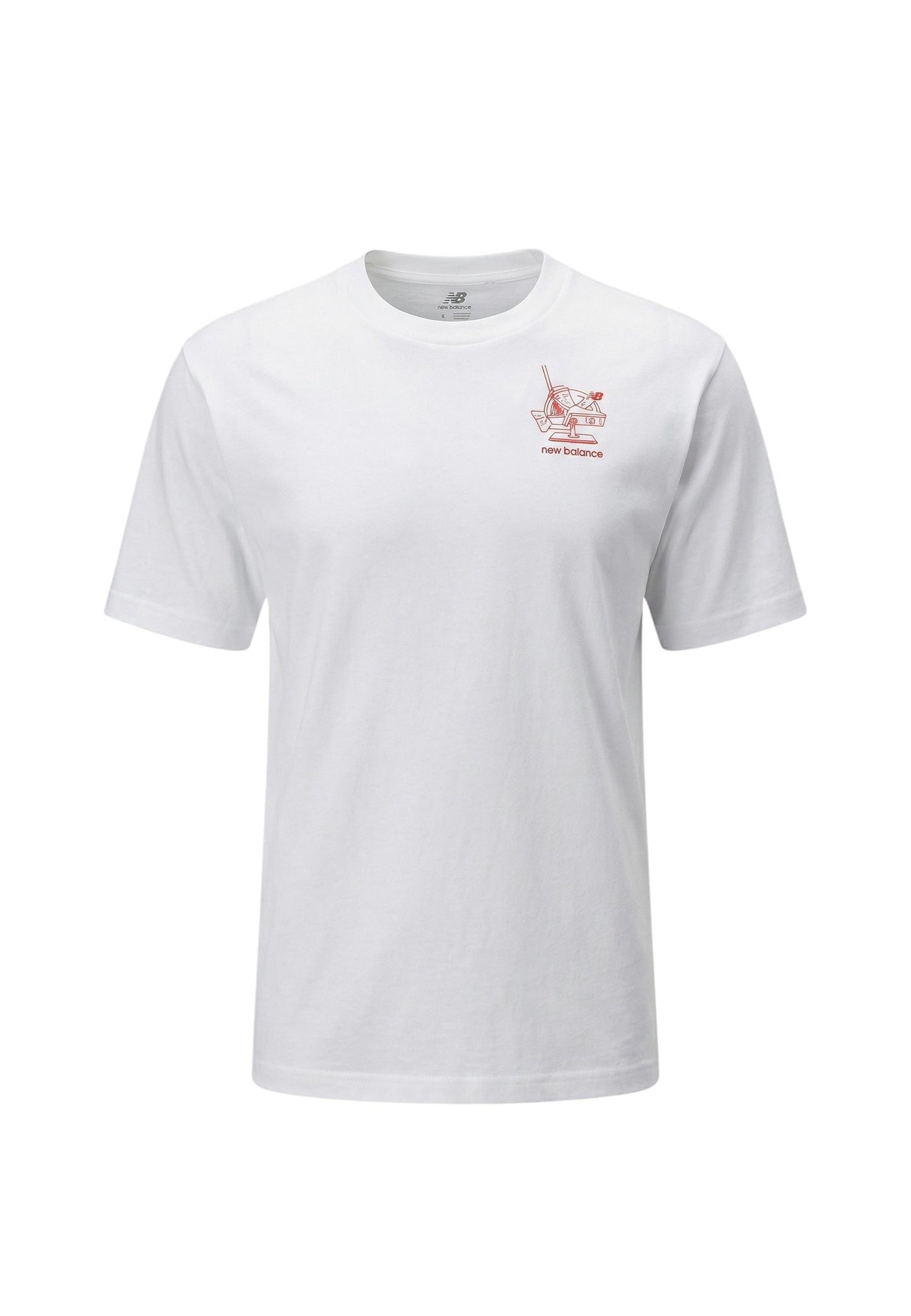 New Balance T-Shirt Uomo New Balance MT61H51D white  white