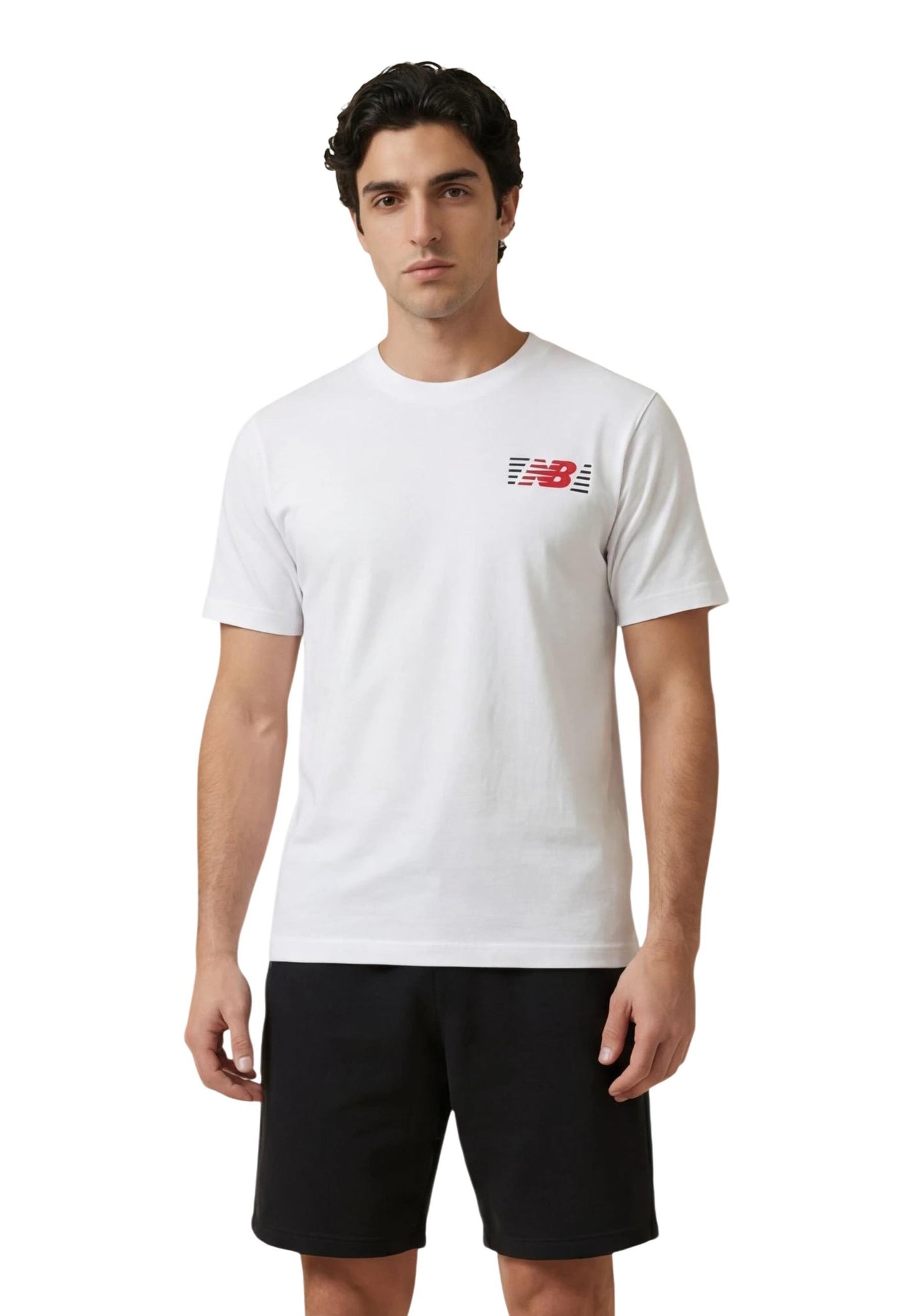 New Balance T-Shirt Uomo New Balance MT6179UM white  white