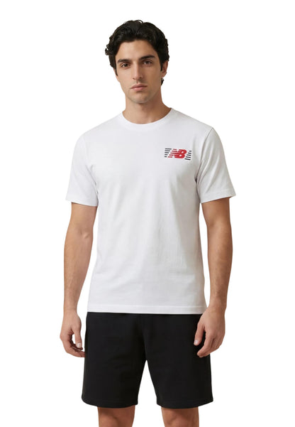 New Balance T-Shirt Uomo New Balance MT6179UM white  white
