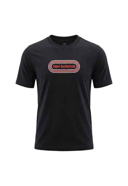 New Balance T-Shirt Uomo New Balance MT61C48BBK black  black