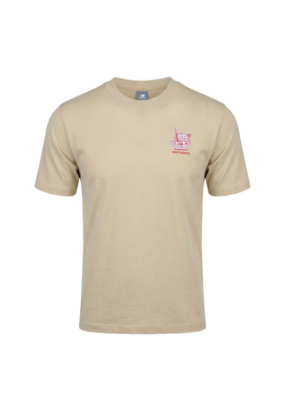 New Balance T-Shirt Uomo New Balance MT61H51D beige  beige