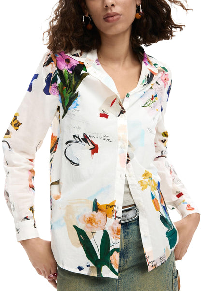 Desigual Camicia Donna Desigual 26SWCW21 white  white