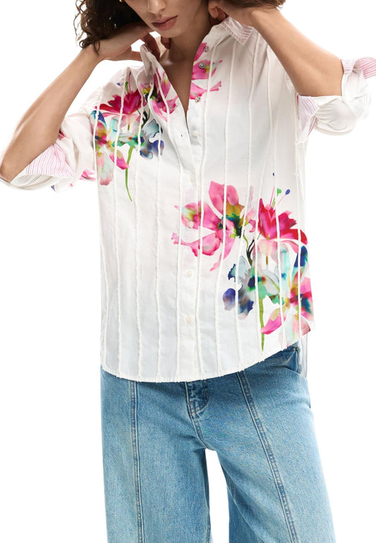 Desigual Camicia Donna Desigual 26SWCW11 white  white