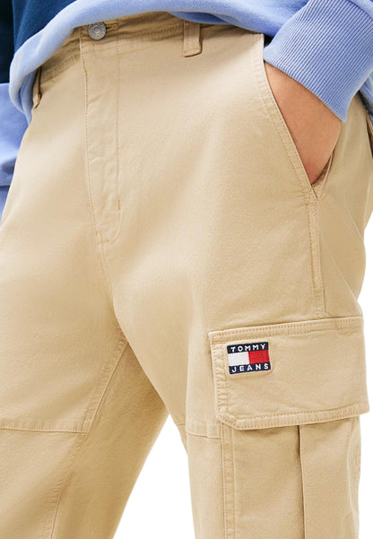 Tommy Hilfiger Jeans Pantaloni Uomo Tommy Hilfiger Jeans DM0DM22651 beige  beige