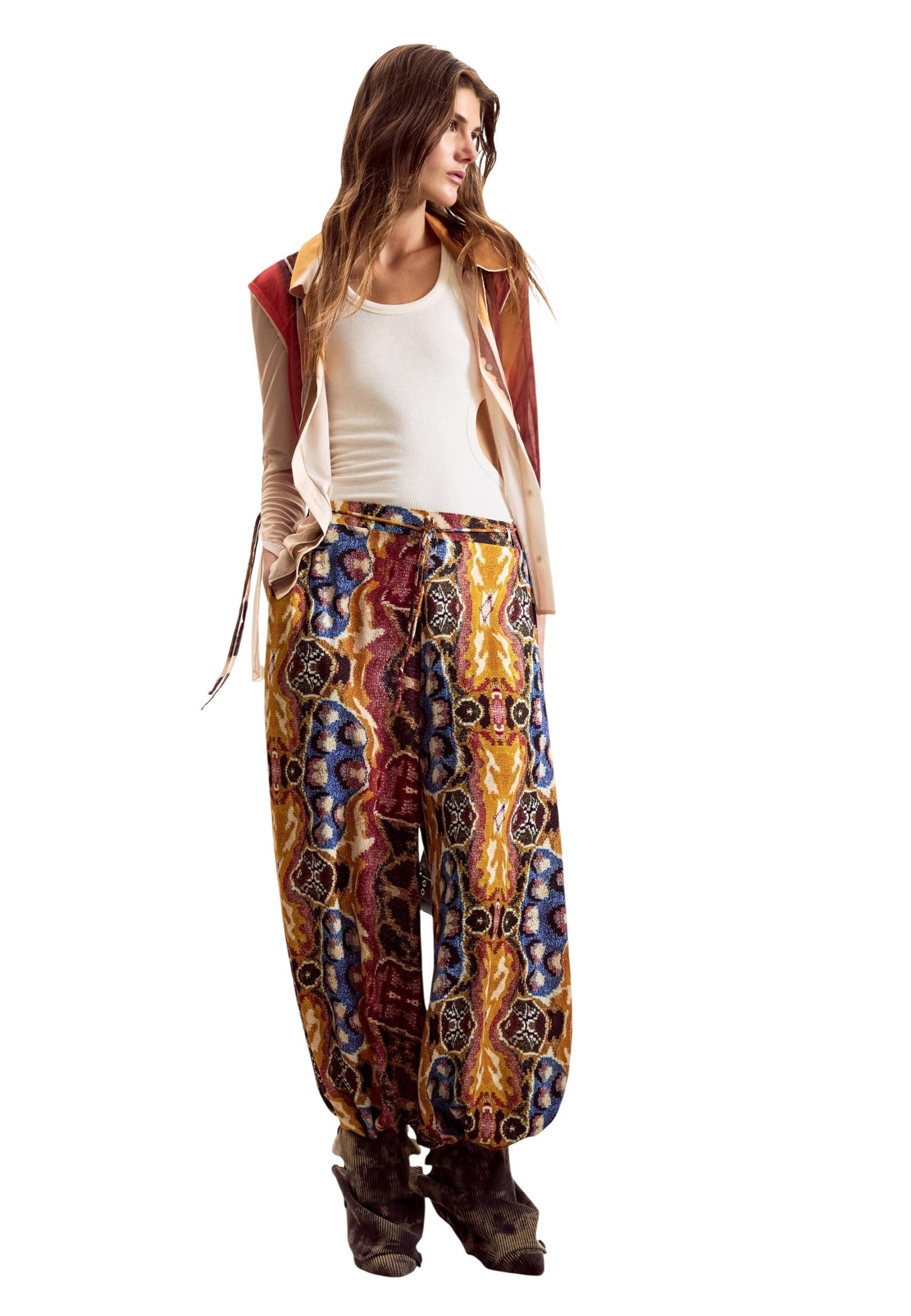 Desigual Pantaloni Donna Desigual 26SWPW49 mustard  mustard