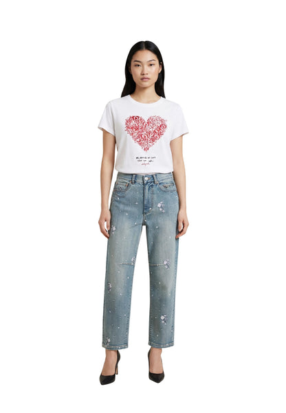 Desigual Jeans Donna Desigual 26SWDD36 light blue  light blue