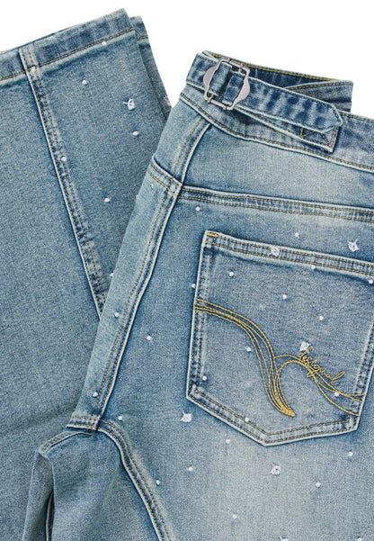 Desigual Jeans Donna Desigual 26SWDD36 light blue  light blue