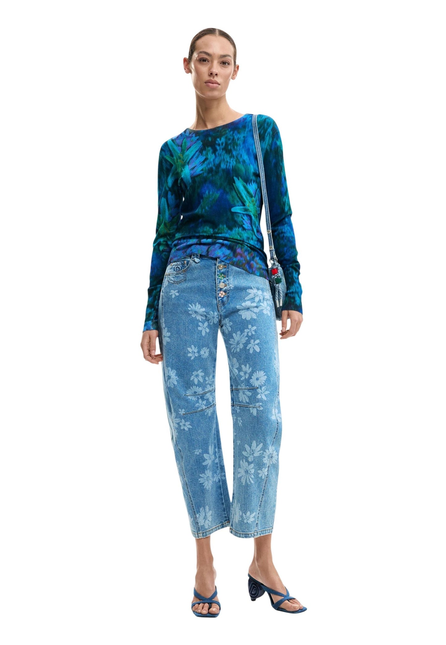 Desigual Maglia Donna Desigual 26SWJF36 blue  blue