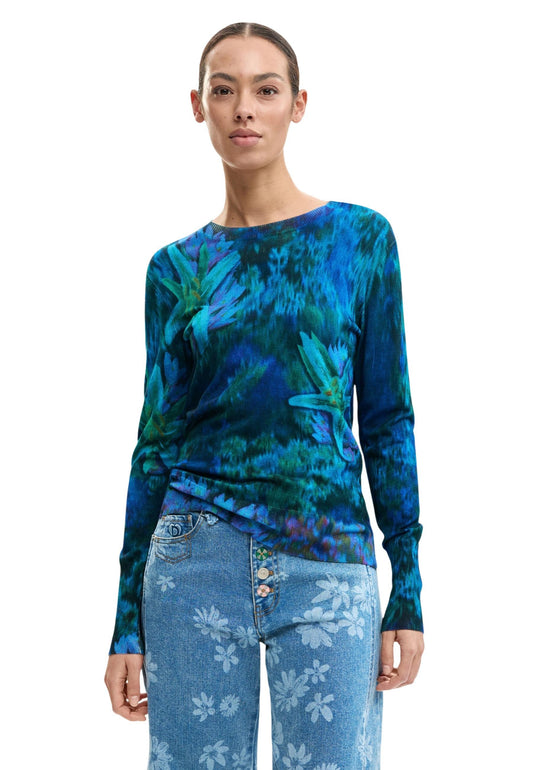 Desigual Maglia Donna Desigual 26SWJF36 blue  blue