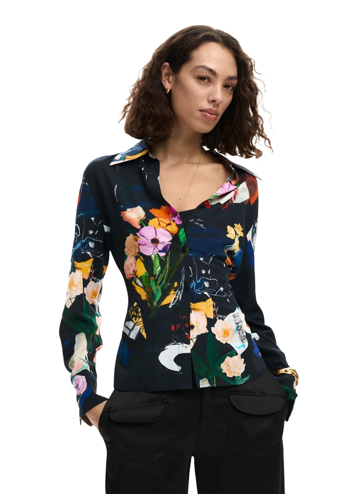 Desigual Camicia Donna Desigual 26SWCW23 black  black