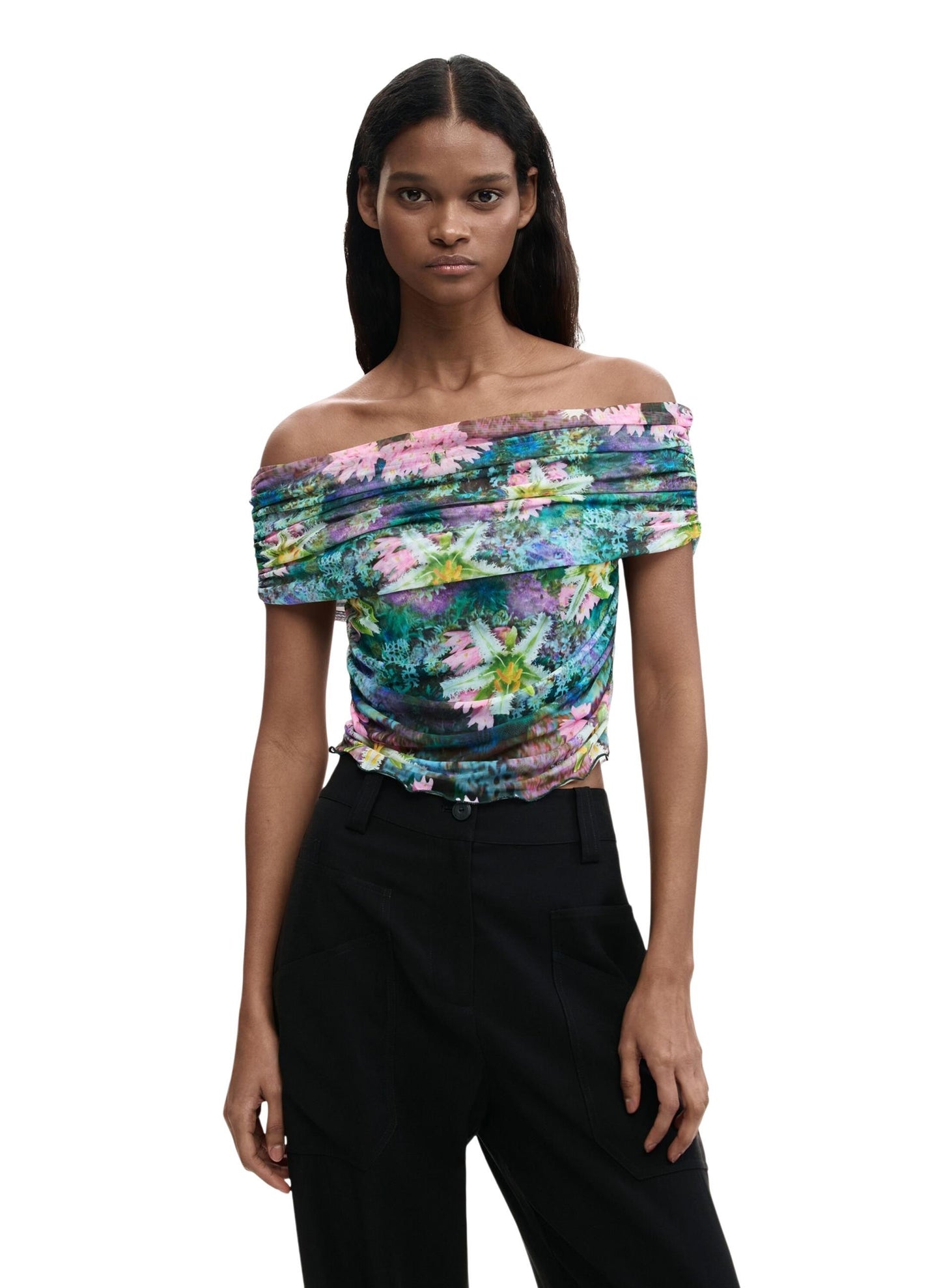 Desigual Top Donna Desigual 26SWTK22 light blue  light blue