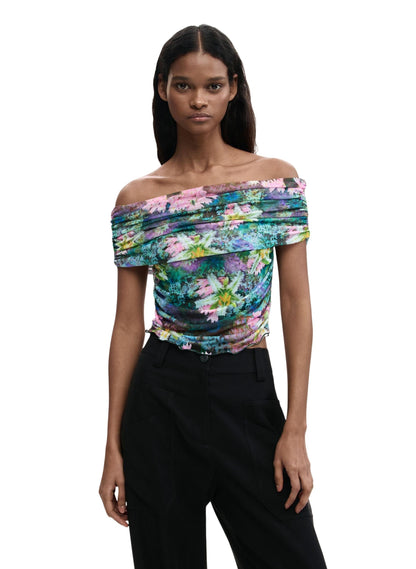 Desigual Top Donna Desigual 26SWTK22 light blue  light blue