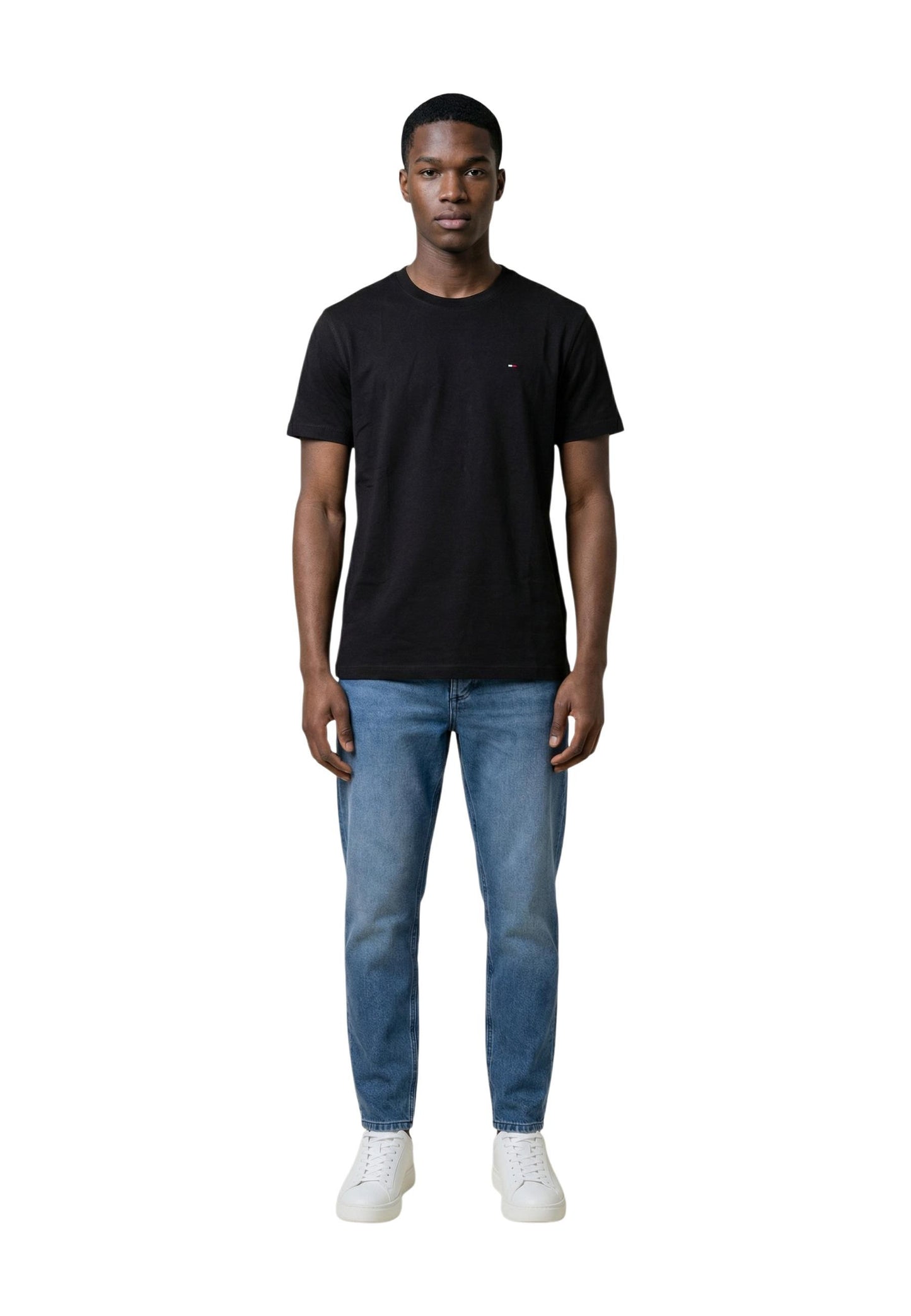 Tommy Hilfiger Jeans T-Shirt Uomo Tommy Hilfiger Jeans DM0DM22504 black  black