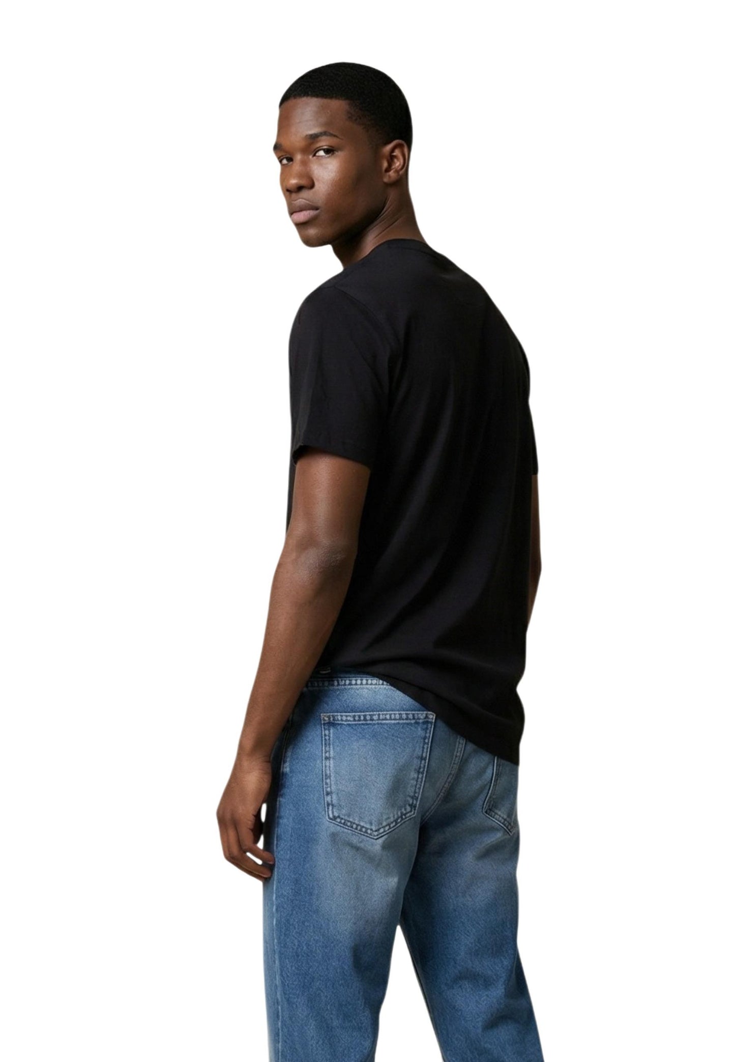 Tommy Hilfiger Jeans T-Shirt Uomo Tommy Hilfiger Jeans DM0DM22504 black  black