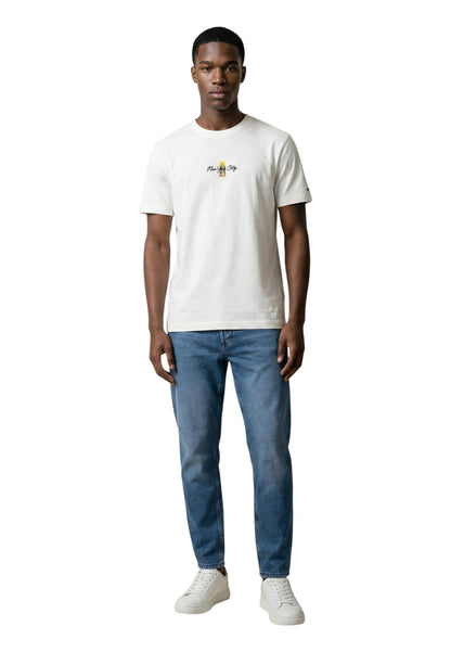 Tommy Hilfiger Jeans T-Shirt Uomo Tommy Hilfiger Jeans DM0DM22532 white  white
