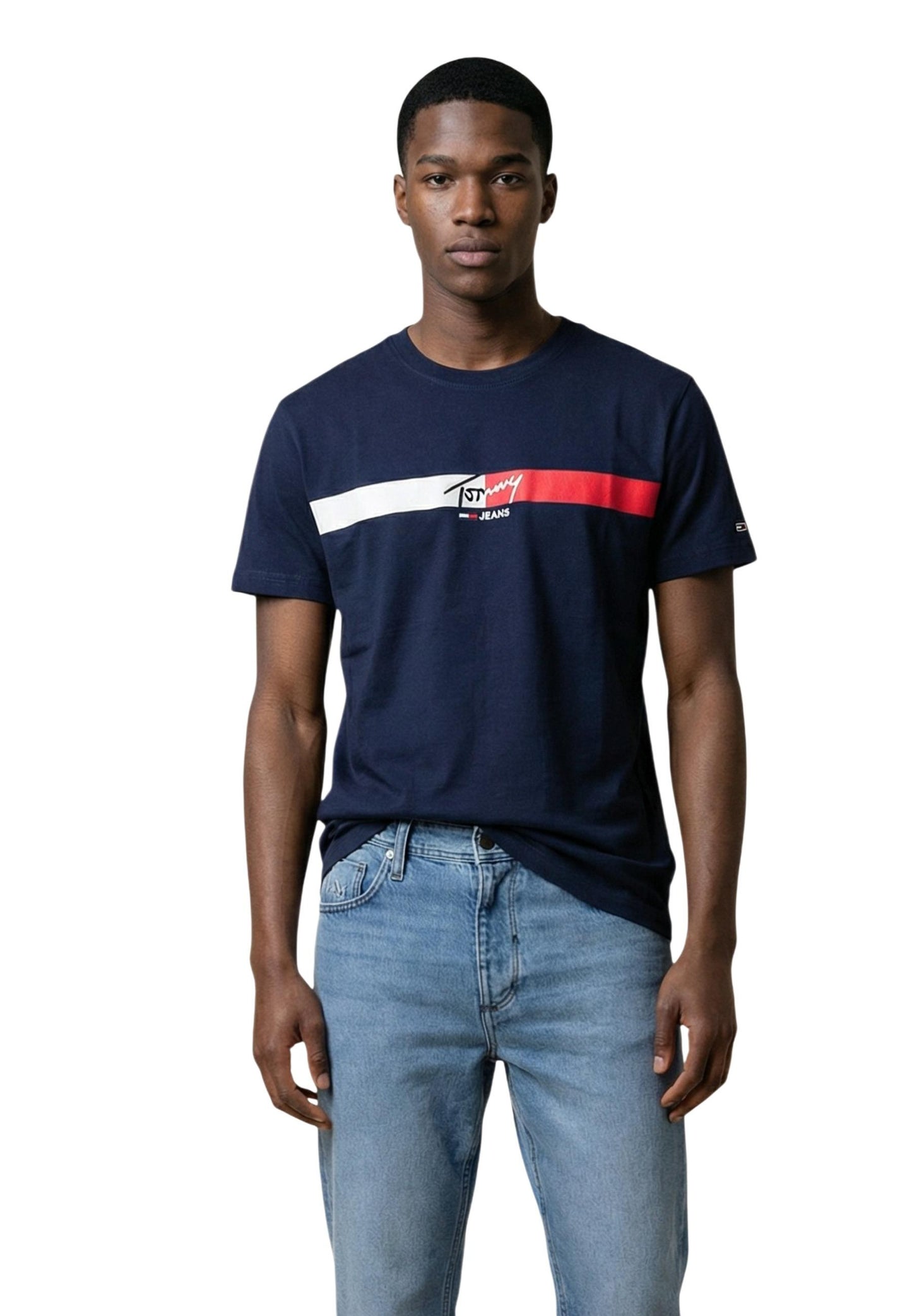 Tommy Hilfiger Jeans T-Shirt Uomo Tommy Hilfiger Jeans DM0DM22539 blue  blue