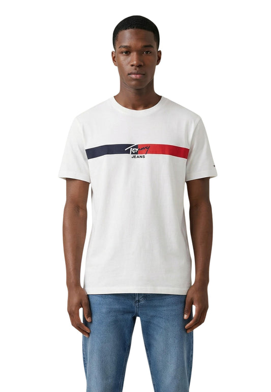 Tommy Hilfiger Jeans T-Shirt Uomo Tommy Hilfiger Jeans DM0DM22539 white  white
