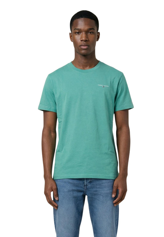 Tommy Hilfiger Jeans T-Shirt Uomo Tommy Hilfiger Jeans WH7_16631900148_Green green  green