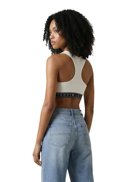 Tommy Hilfiger Jeans Top Donna Tommy Hilfiger Jeans DW0DW22537 white  white