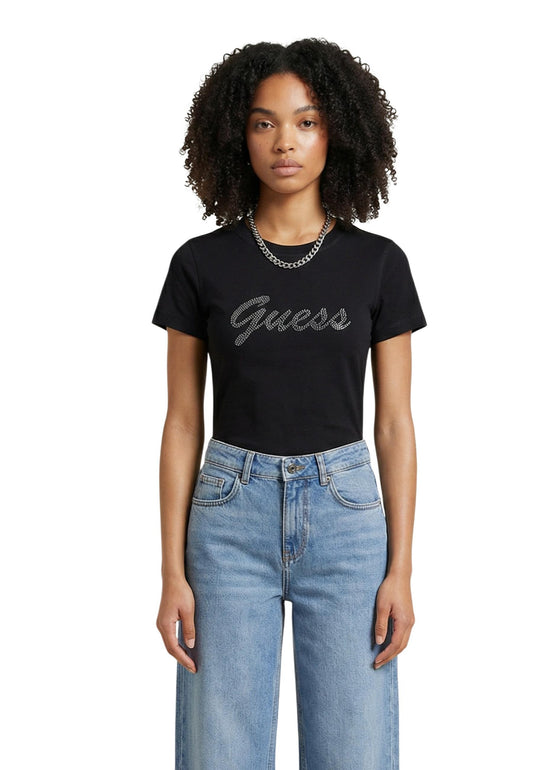 Guess T-Shirt Donna Guess W6GI08 K3023 black  black