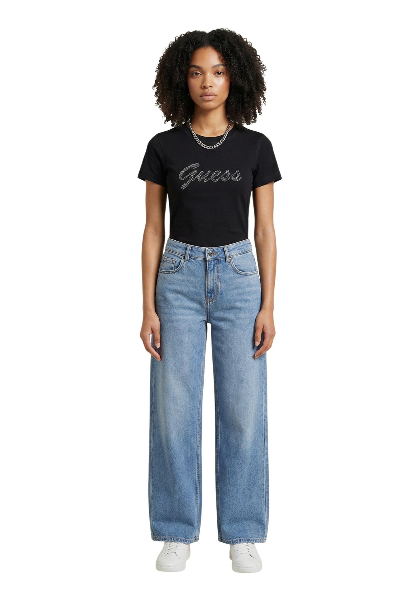 Guess T-Shirt Donna Guess W6GI08 K3023 black  black