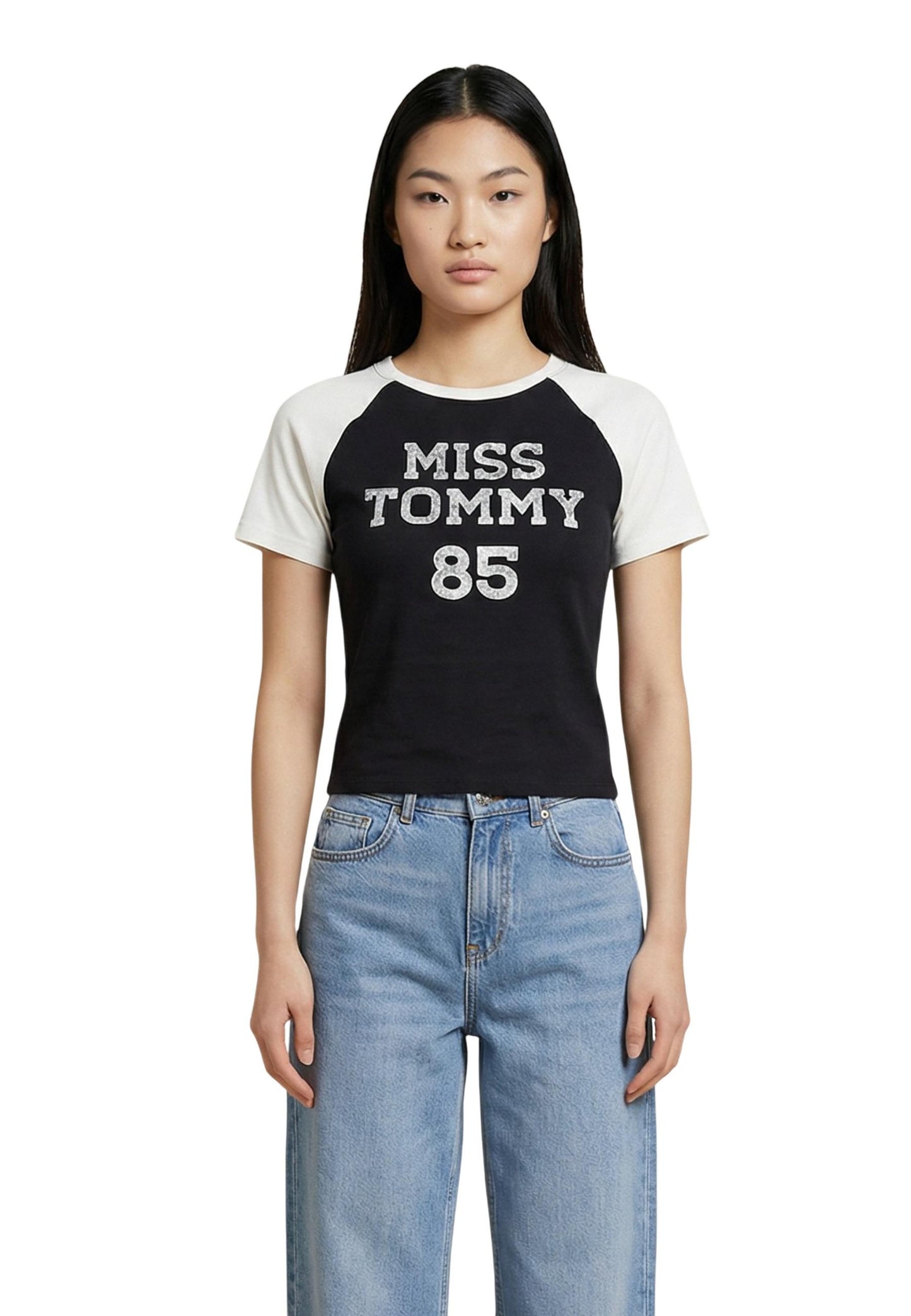 Tommy Hilfiger Jeans T-Shirt Donna Tommy Hilfiger Jeans DW0DW22536 black  black