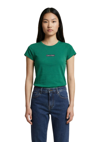 Calvin Klein Jeans T-Shirt Donna Calvin Klein Jeans LV047F842G green  green