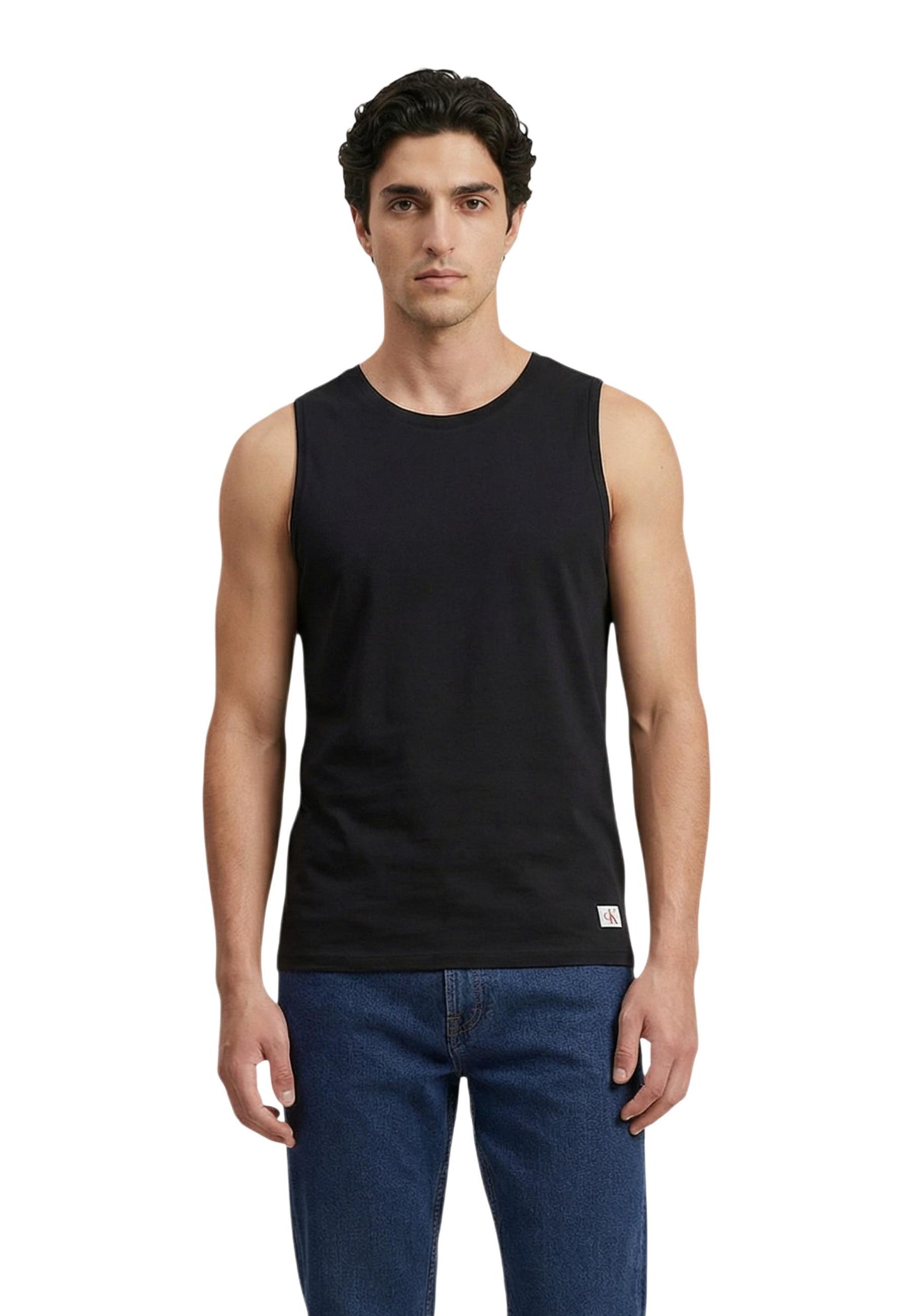Calvin Klein Jeans Canotta Uomo Calvin Klein Jeans LV04RF273G black  black