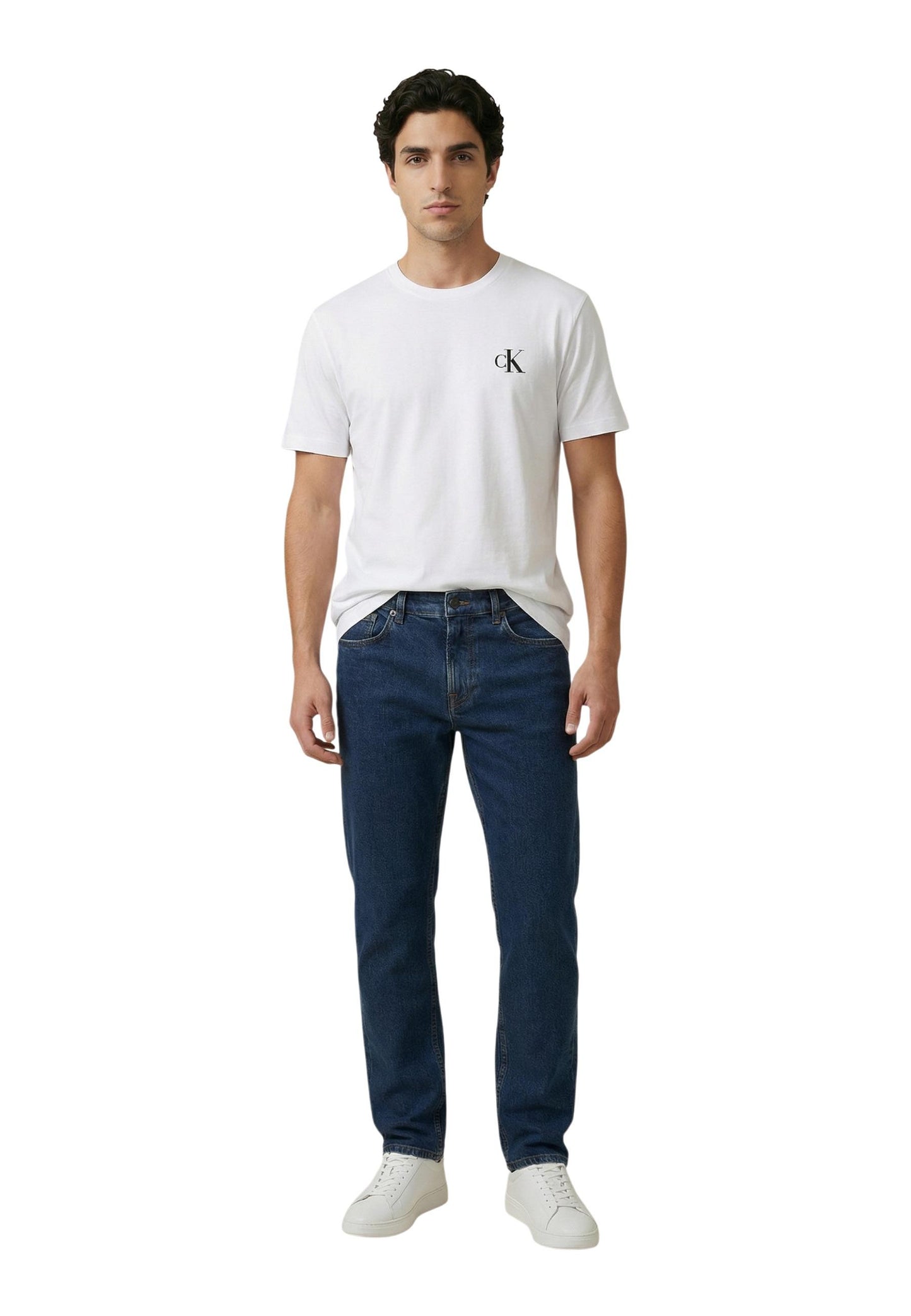 Calvin Klein Jeans T-Shirt Uomo Calvin Klein Jeans LV14RF852G white  white