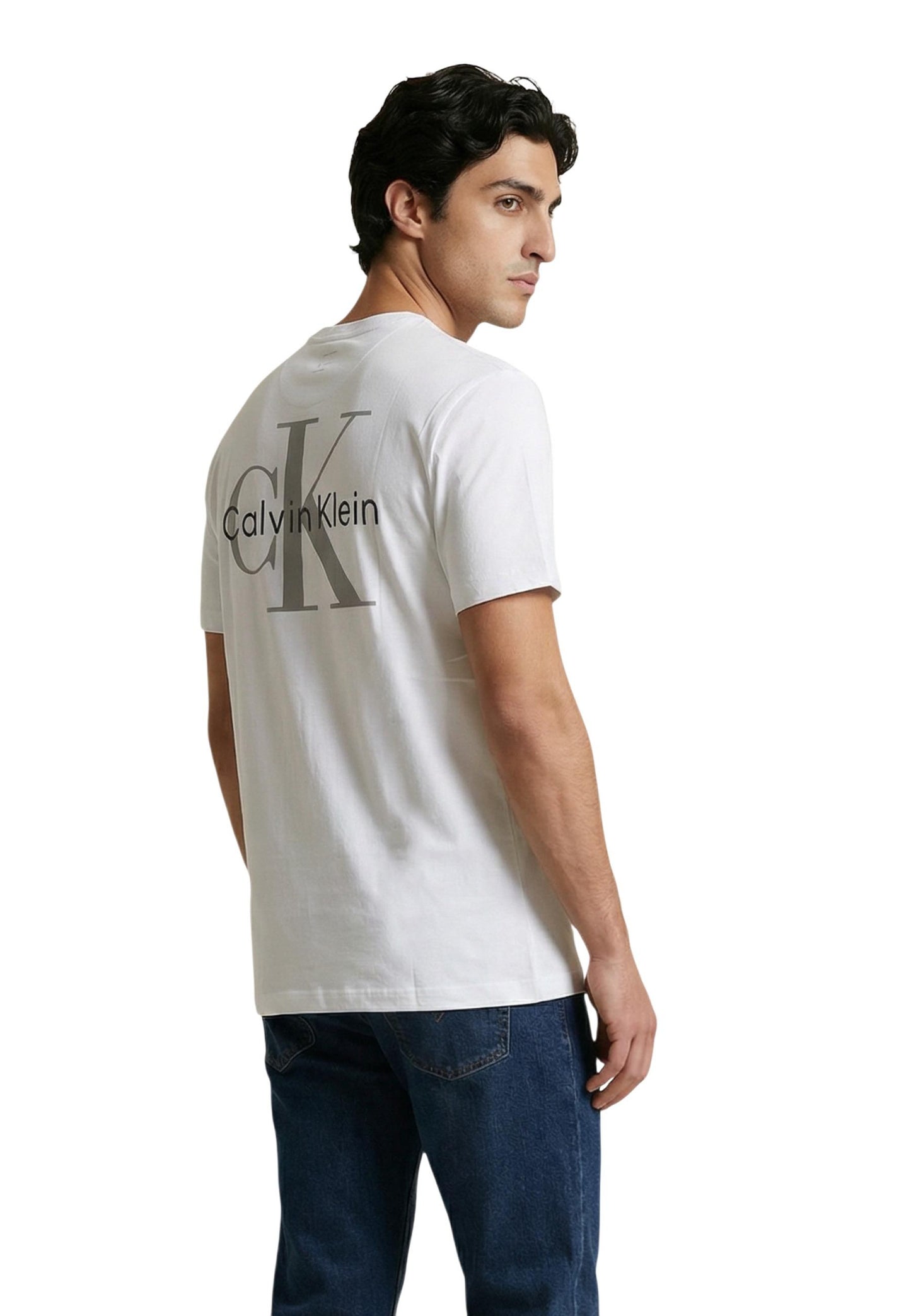 Calvin Klein Jeans T-Shirt Uomo Calvin Klein Jeans LV14RF852G white  white