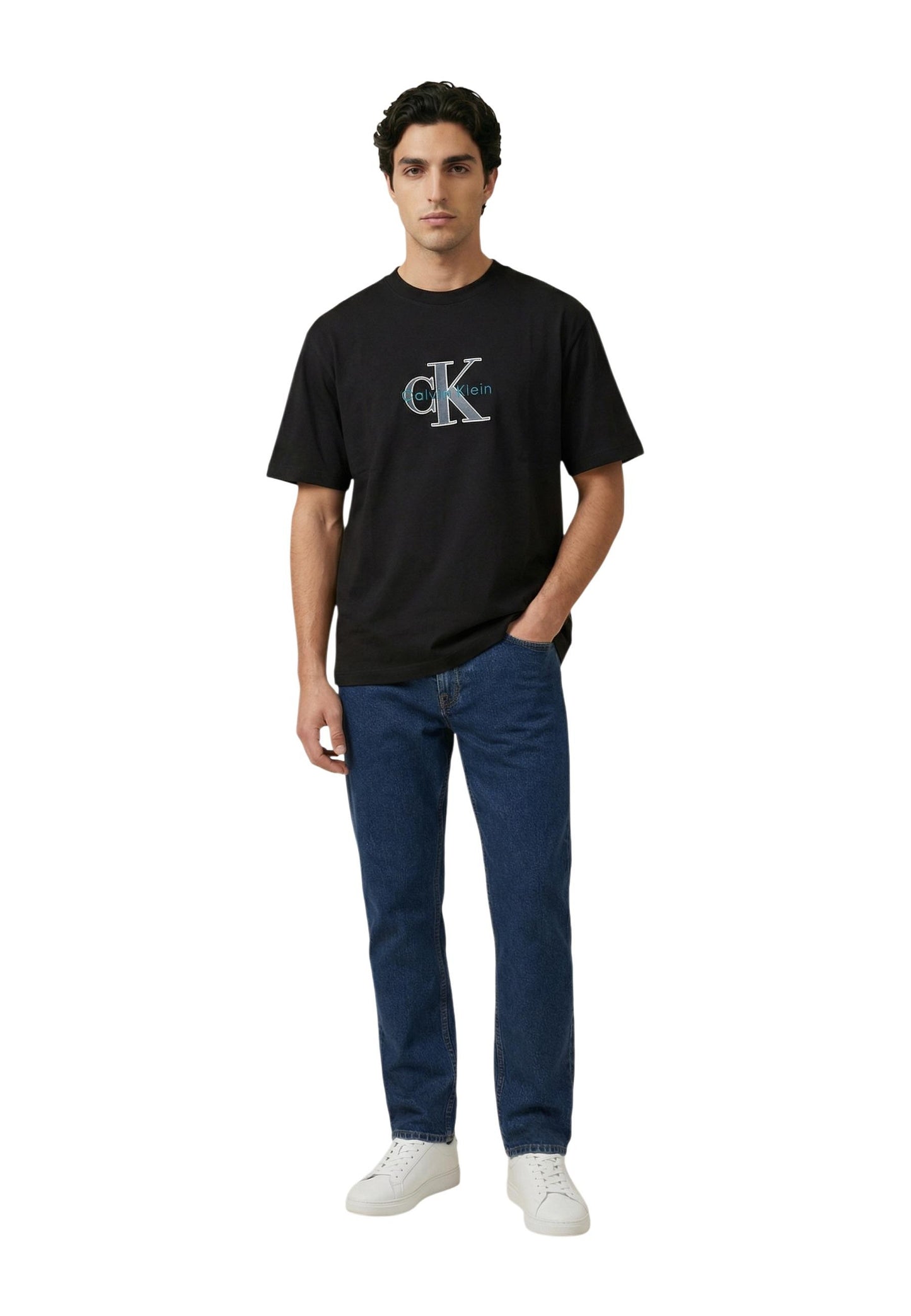 Calvin Klein Jeans T-Shirt Uomo Calvin Klein Jeans LV04RE815G black  black