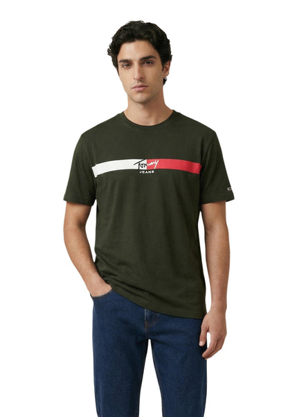 Tommy Hilfiger Jeans T-Shirt Uomo Tommy Hilfiger Jeans DM0DM22539 green  green