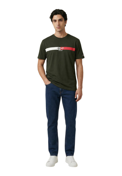 Tommy Hilfiger Jeans T-Shirt Uomo Tommy Hilfiger Jeans DM0DM22539 green  green