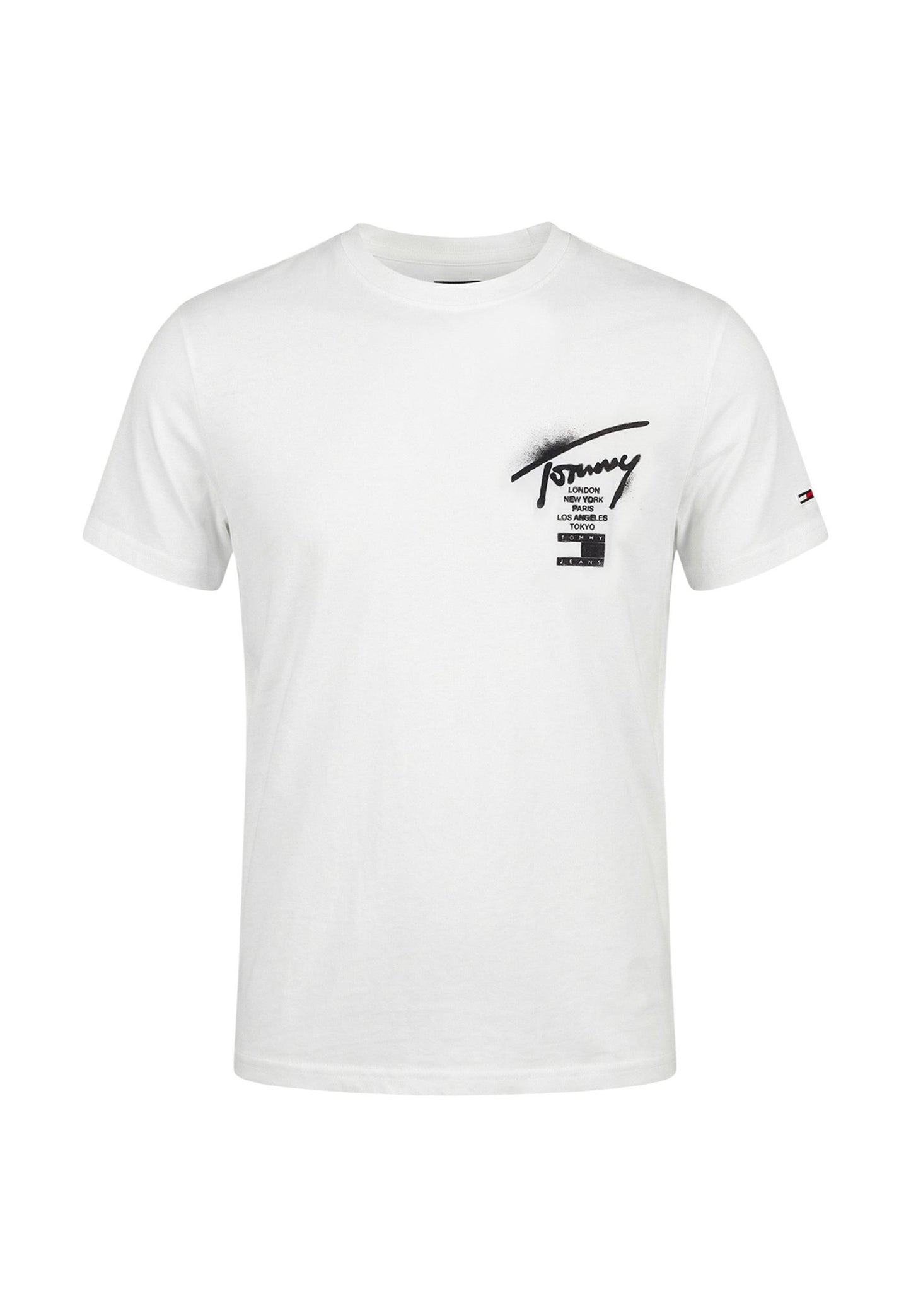 Tommy Hilfiger Jeans T-Shirt Uomo Tommy Hilfiger Jeans DM0DM22553 white  white