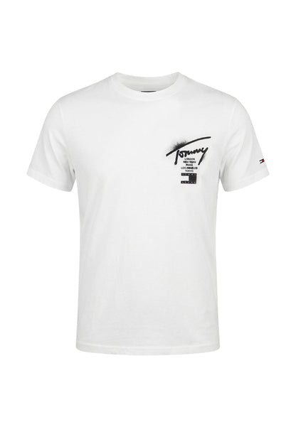 Tommy Hilfiger Jeans T-Shirt Uomo Tommy Hilfiger Jeans DM0DM22553 white  white
