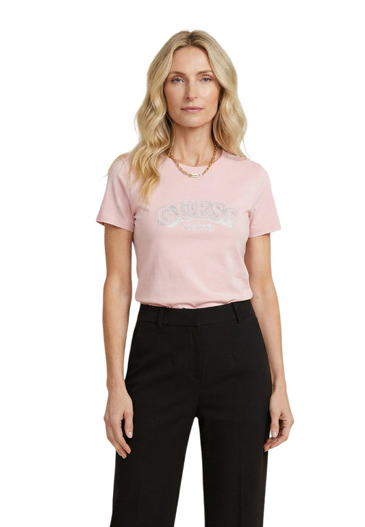 Guess T-Shirt Donna Guess V6GI15 K2982 pink  pink
