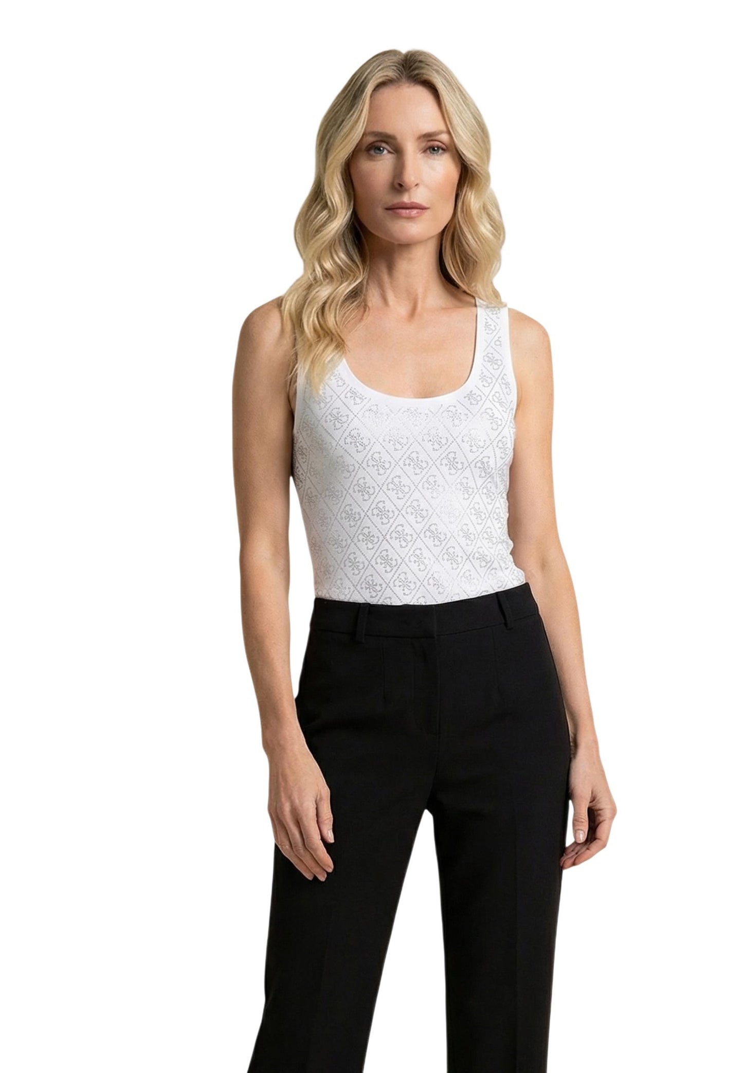 Guess Canotta Donna Guess W6GP10 K2932 white  white