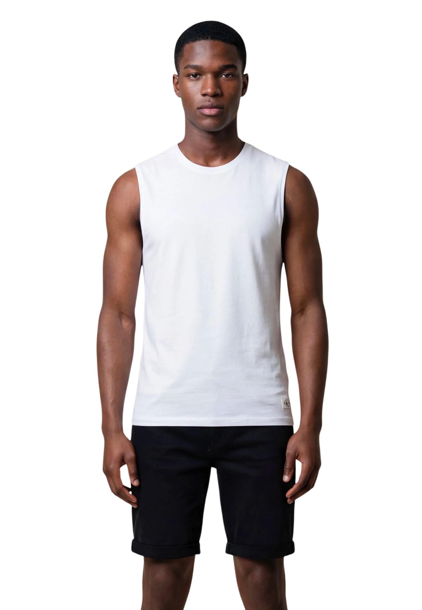 Calvin Klein Jeans Canotta Uomo Calvin Klein Jeans LV04RF273G white  white
