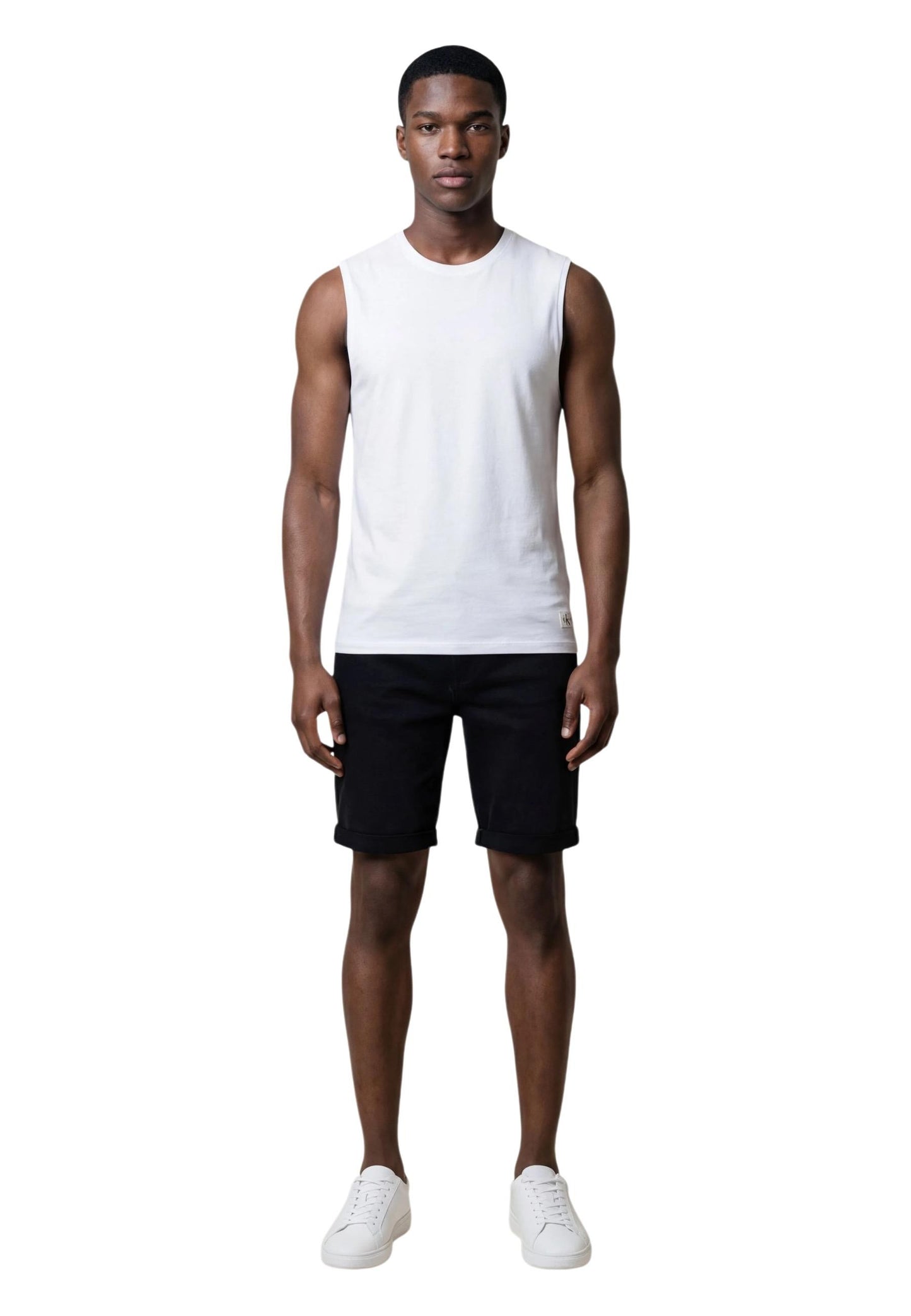 Calvin Klein Jeans Canotta Uomo Calvin Klein Jeans LV04RF273G white  white