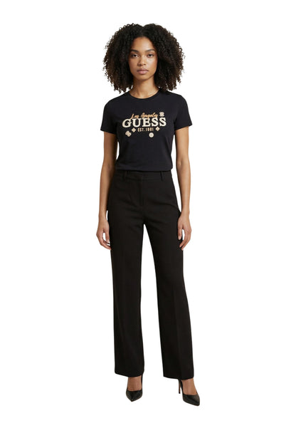 Guess T-Shirt Donna Guess V6GI02 K2963 black  black