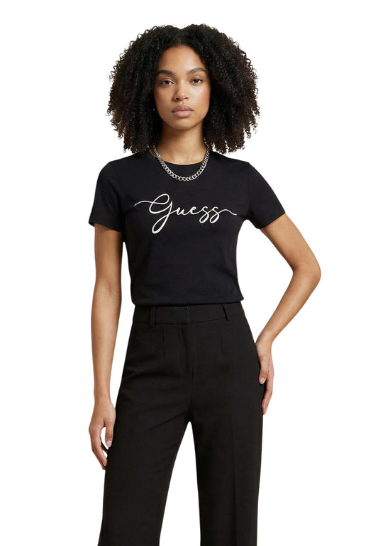 Guess Active T-Shirt Donna Guess Active V6GI01 K2962 black  black