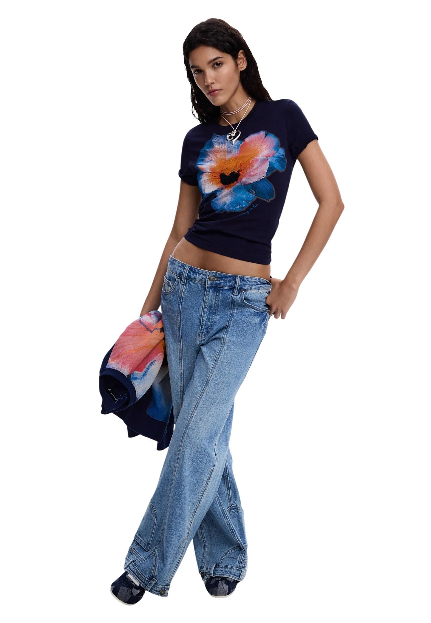 Desigual T-Shirt Donna Desigual 26SWTK03 blue  blue