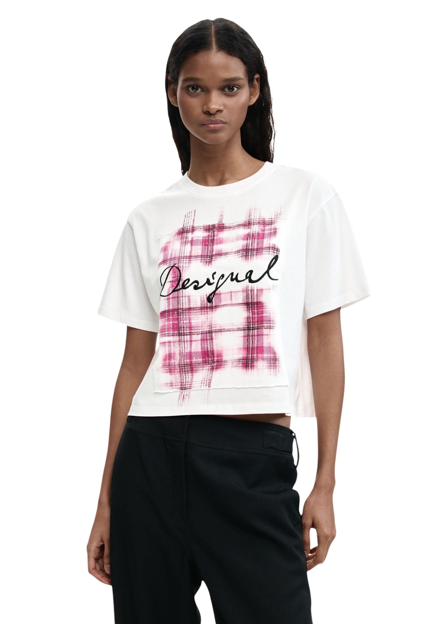 Desigual T-Shirt Donna Desigual 26SWTK16 white  white