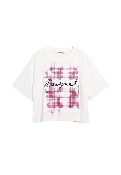 Desigual T-Shirt Donna Desigual 26SWTK16 white  white