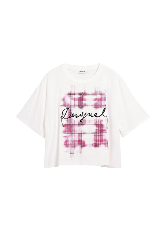 Desigual T-Shirt Donna Desigual 26SWTK16 white  white