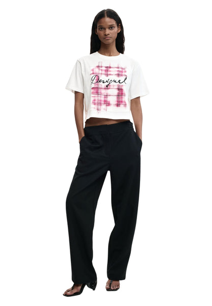 Desigual T-Shirt Donna Desigual 26SWTK16 white  white
