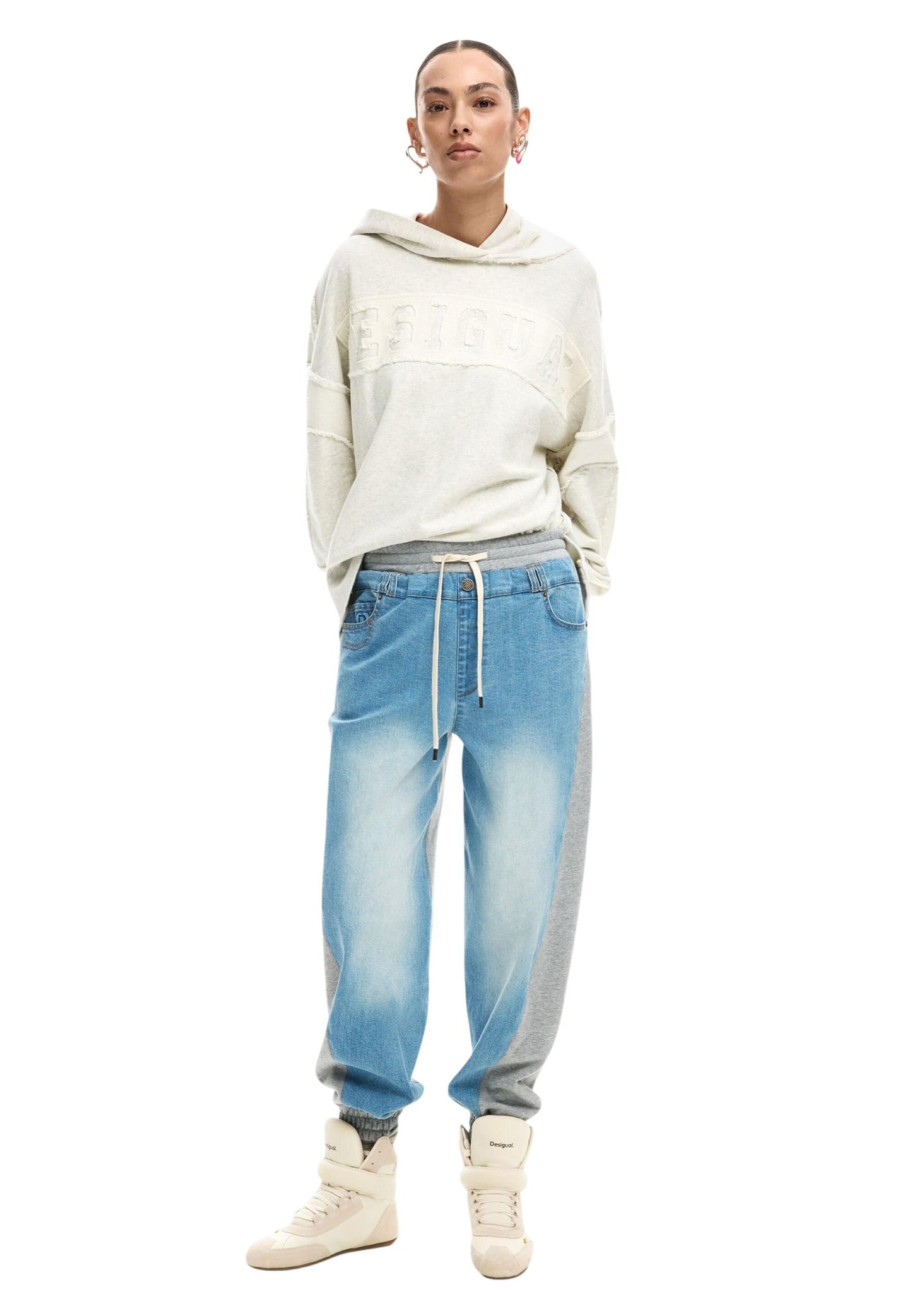 Desigual Jeans Donna Desigual 26SWDD42 light blue  light blue
